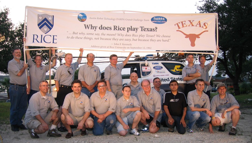 Austin Robot Technology DARPA team picture